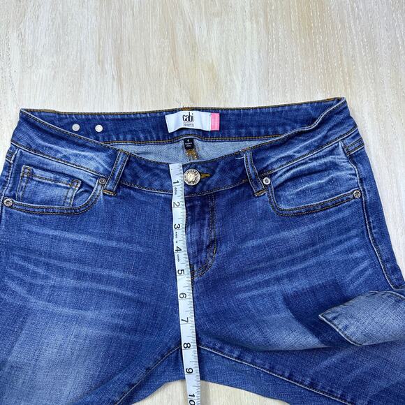 Cabi Slim Boyfriend Patchwork Medium Wash Mid Rise Denim Jeans 4 Style #3462 - Picture 15 of 16